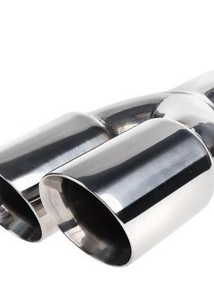 Насадка на глушитель vitol нг-0478 d 64 мм с нержавейки