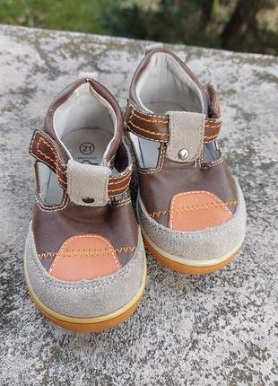 Туфли босоножки кожа