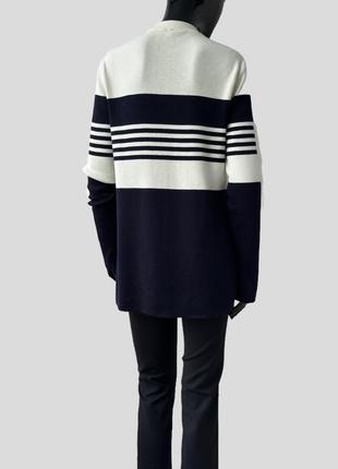 Удлиненный шерстяной свитер arket свободного кроя 100% шерсть7 фото