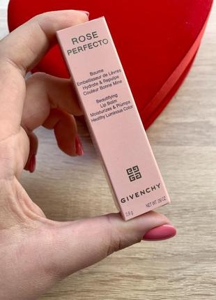 Givenchy rose perfecto 501 бальзам для губ