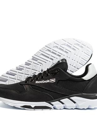 Чоловічі кросівки літні сітка reebok classic black