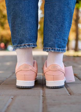 Nike sb dunk pink white3 фото