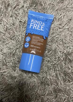 Rimmel kind & free легкий зволожуючий тональний крем бронзатор3 фото