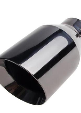 Насадка на глушитель vitol нг-1017-bk d 76 мм с нержавейки