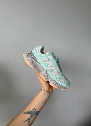 Жіночі кросівки new balance 9060 mint green6 фото