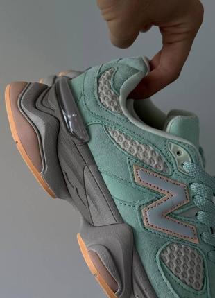 Жіночі кросівки new balance 9060 mint green8 фото