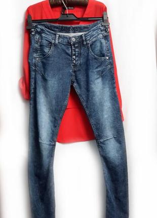 Джинси синие р 27\34 стрейч   узкие
