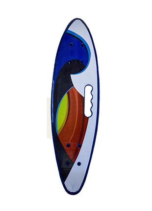 Скейт із ручкою "пенні борд" bambi sc180409 колеса pu зі світлом, 59 см