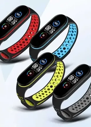 Силиконовый ремешок браслет для xiaomi mi band 7