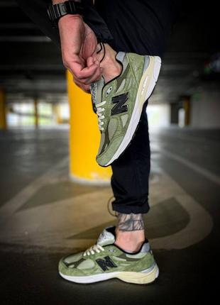 New balance xjjjjound 990v3 "green"чоловічі якість висока , повсякденні кросівки стильні зручні8 фото