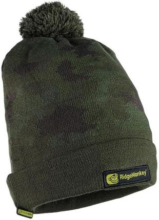 Шапка ridgemonkey bobble beanie hat ц:camo