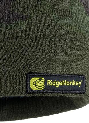 Шапка ridgemonkey bobble beanie hat ц:camo3 фото