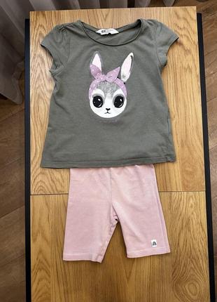 Футболка h&m 4-6р