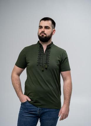 Сучасна вишита чоловіча футболка чф-25
