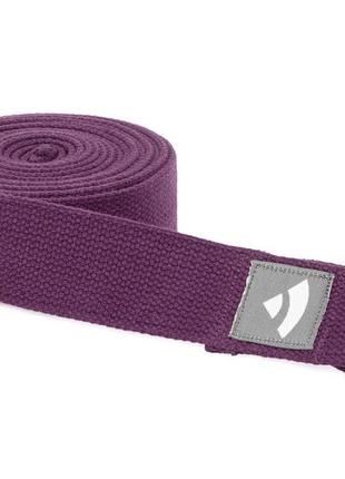 Ремень для йоги asana belt pro bodhi фиолетовый 300×3.8 см