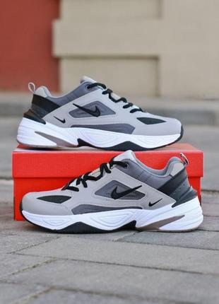 Мужские кроссовки nike m2k tekno grey black 41-42-43-44-45