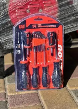 Набір викруток 11 в 1 screwdriver + utility knife set 448 and