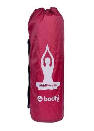 Чохол для йога-мату з овечої вовни баклажановий easy bag bodhi 90 см