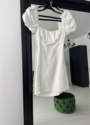 Zara сукня льон, s/m7 фото