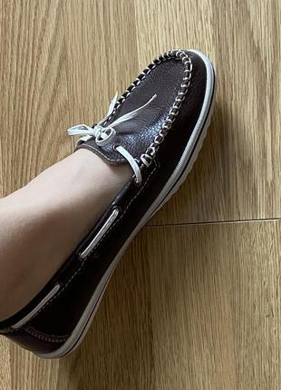 Дуже зручні шкіряні мокасіни італія🇮🇹 туфлі повністю з натуральної шкіри на зручній підошві балетки5 фото