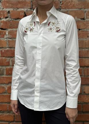 Рубашка dsquared2 оригинал белая женская