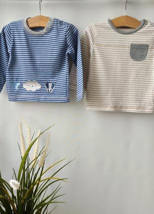 3-6 мес комплект одежды на малыша две футболки +штаны3 фото