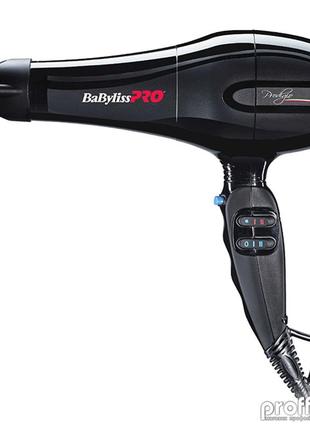 Фен для волосся babyliss pro bab6710re prodigio 2100 вт чорний