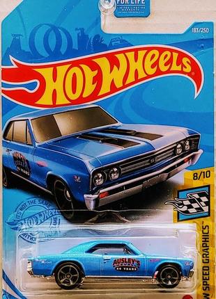 Машинка hot wheels - '67 chevelle ss 396 - 2021 speed graphics (#183) - gry43