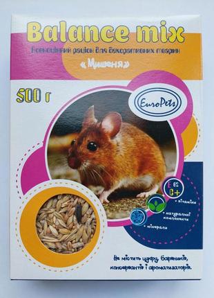 Корм europets для декоративних тварин "мишеня", 500гр