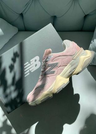 Женские кроссовки new balance 9060 pink grey 36-37-38-39-40-41