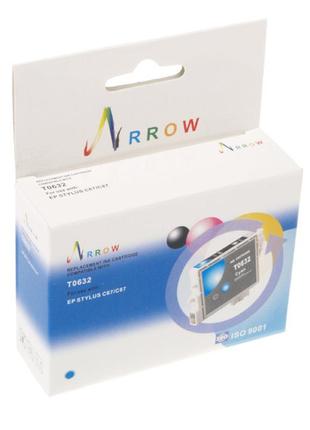 Картридж arrow для epson stylus c67/cx3700/cx4700 аналог c13t06324a cyan (t0632)