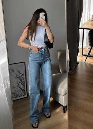 Джинси wide leg від zara іспанія! артикул 7223/058, оригінал