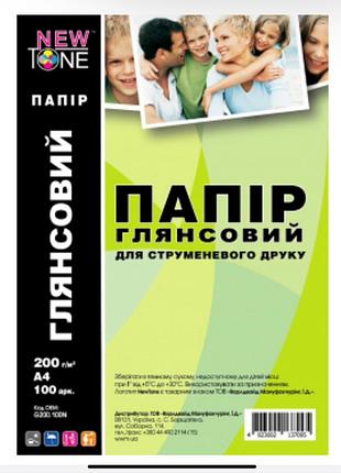Фотобумага newtone глянцевая 180г/м кв, 10см x 15см, 100л (g180.f100n)