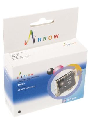 Картридж arrow для epson stylus c67/cx3700/cx4700 аналог c13t06314a black (t0631)