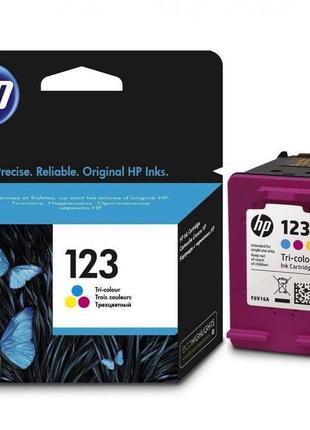 Картридж hp для deskjet 2130 hp 123 color (f6v16ae)