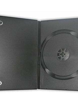 Коробка бокс для 1 dvd диска 9mm black dvd box 9mm