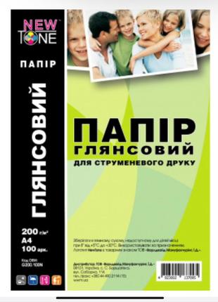 Фотопапір newtone матовий 180 г/м2, 10 см x 15 см, 100 л (m180.f100n)