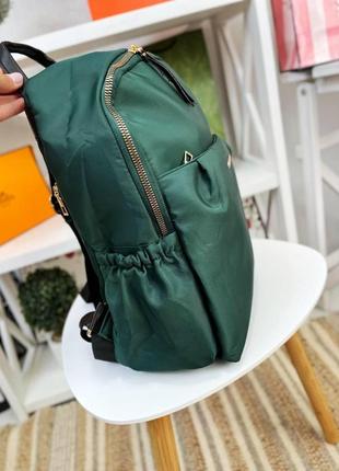 Рюкзак женский текстиль нейлон зелёый8 фото