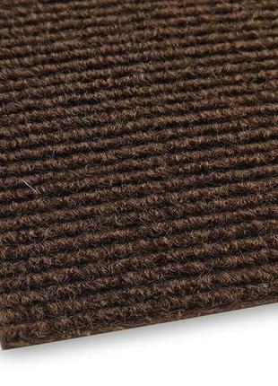 Самоклеюча плитка під ковролін темно-коричнева 300х300х4мм sw-00001422