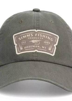 Кепка simms single haul cap basalt