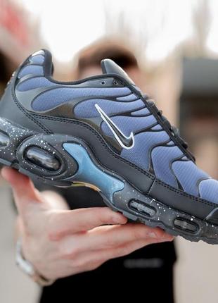 Чоловічі спортивні кросівки мужские демисезонные спортивные кроссовки nike air max tn plus blue black2 фото