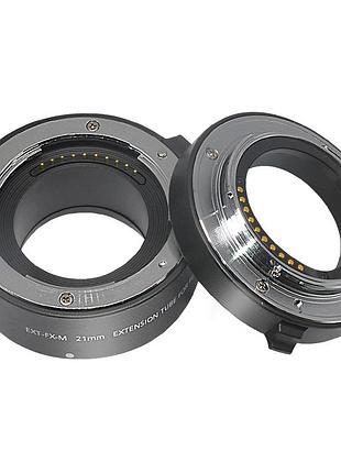 Макрокільця автофокусні для фотокамер fujifilm (байонет fx) mcoplus ext-fx-m (10+21mm)