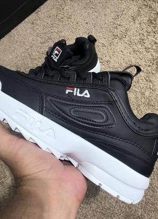 Кросівки fila disruptor 2 black/white