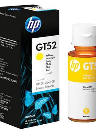 Чернила hp gt52 yellow для deskjet gt5810/gt5820 (m0h56ae)