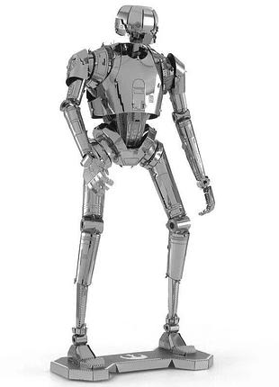 Металлический конструктор 3d пазл fascinations дроид star wars k-2so