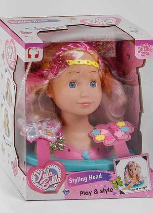 Кукла голова yl 888 d манекен для причесок и макияжа, световой эффект, с аксессуарами