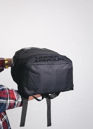 Рюкзак черный (большое лого) under armour5 фото