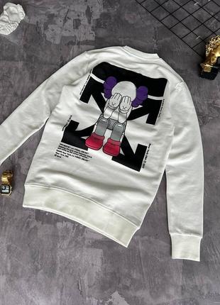 Кофта off white світшоти off-white off-white sweatshirt чоловічі кофти off white світшот off white x vlone off