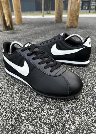 Кроссовки nike cortez черные