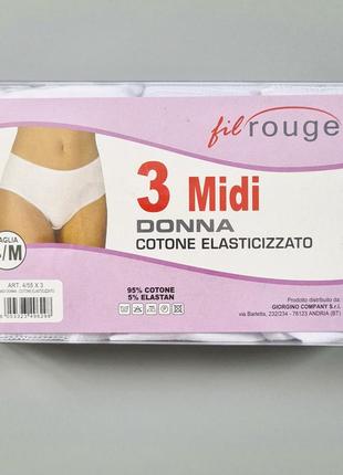 Набор женских трусиков-миди 3 шт.